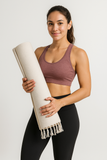 Organic Indian Cotton Yoga Mat, Eco-Friendly and Skin-Friendly, Perfect for Daily Yoga Practice, Ideal Gift for Fitness Enthusiasts