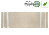 Organic Indian Cotton Yoga Mat, Antibacterial & Non-Slip, Eco-Conscious Yoga Accessory, Mindful Living Gift