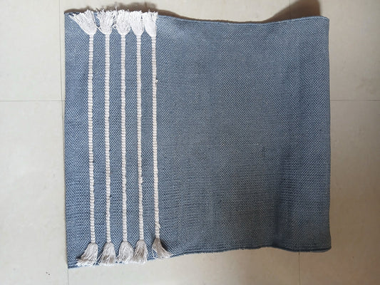 Cotton Yoga Mat - Organic Handmade Eco-Friendly Non-Slip Mat for Yoga Practice & Fitness Gift for Women