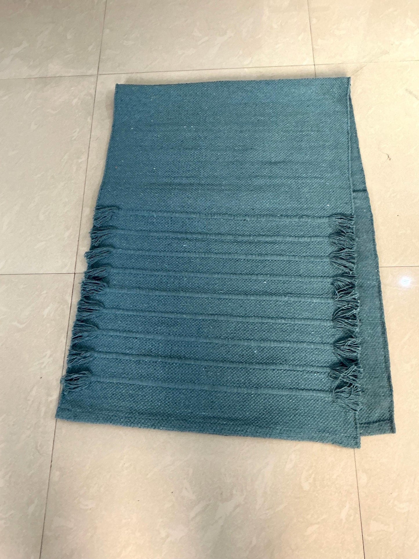 Organic Cotton Yoga Mat – Breathable, Eco-Friendly 72” x 24”