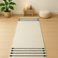 Organic Cotton Yoga Mat- 24x72 Inch Handcrafted, Eco-Friendly, Anti-Skid, Skin-Friendly, Lightweight, Ideal Yoga Gift for Her/Him
