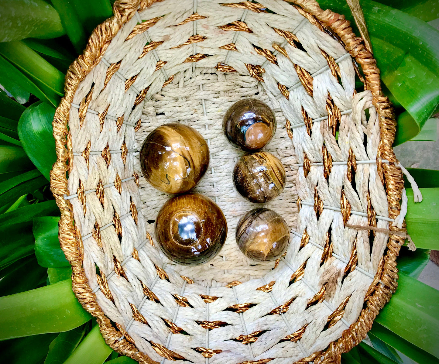 Tiger Eye Sphere - Embrace the Power and Courage of a Tiger, Healing Crystal for Protection, Clarity, and Confidence, Root