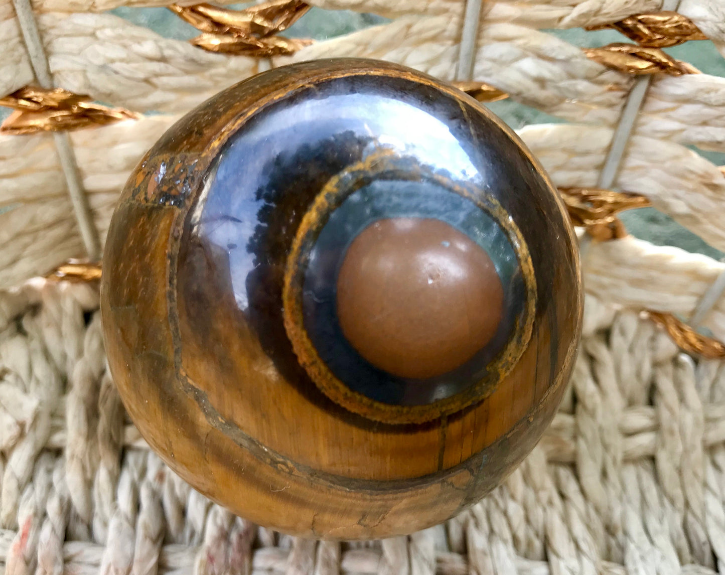 Tiger Eye Sphere - Embrace the Power and Courage of a Tiger, Healing Crystal for Protection, Clarity, and Confidence, Root