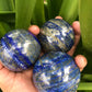 Celestial Blue Lapis Lazuli Sphere, Meditation & Spiritual Decor, Unique Gift for Astrology Enthusiast