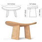 Zen Meditation Bench, Mindfulness & Wellness Gift, Spiritual Siddhasana Stool, Essential Meditation Accessory
