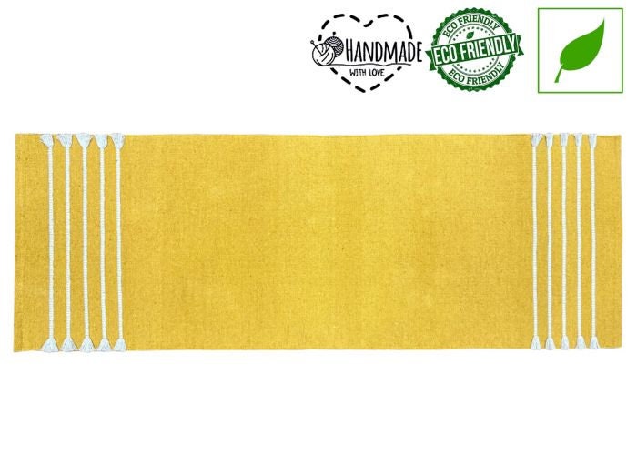 Organic Cotton Yoga Mat, Handcrafted & Eco-Friendly, Non-Slip Exercise Mat, Wellness Gift