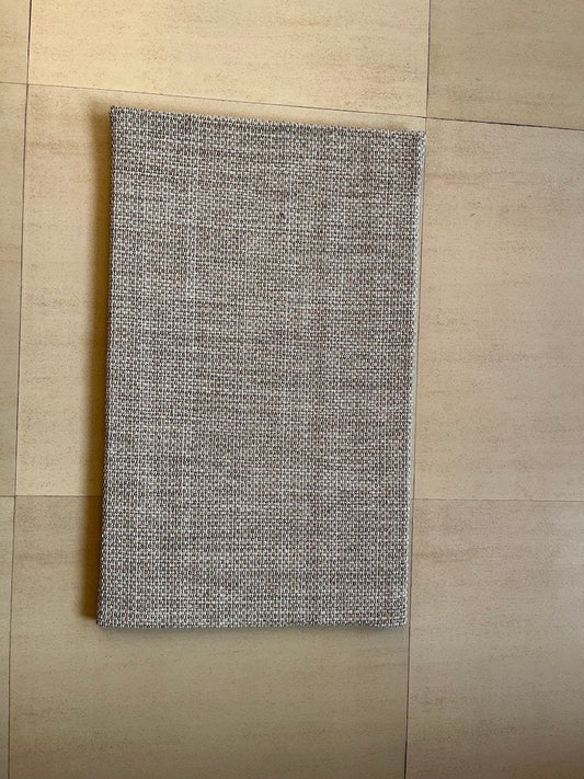 Alfombra de cocina de algodón tejida a mano 45x76 cm Crema neutra Alfombra artesanal para suelo Acolchada Antifatiga Lavable Alfombra de pasillo para cocina