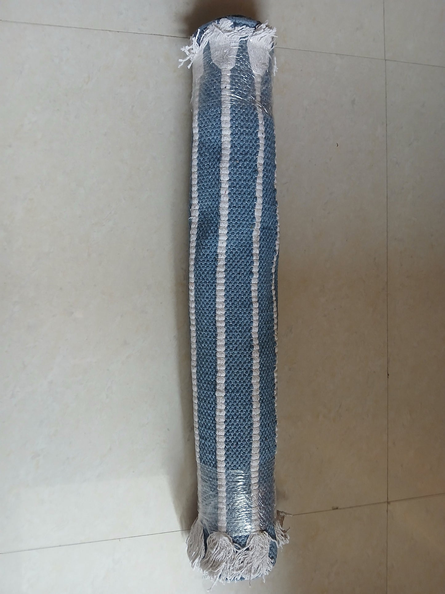 Esterilla de yoga de algodón orgánico: Esterilla de ejercicio ecológica hecha a mano