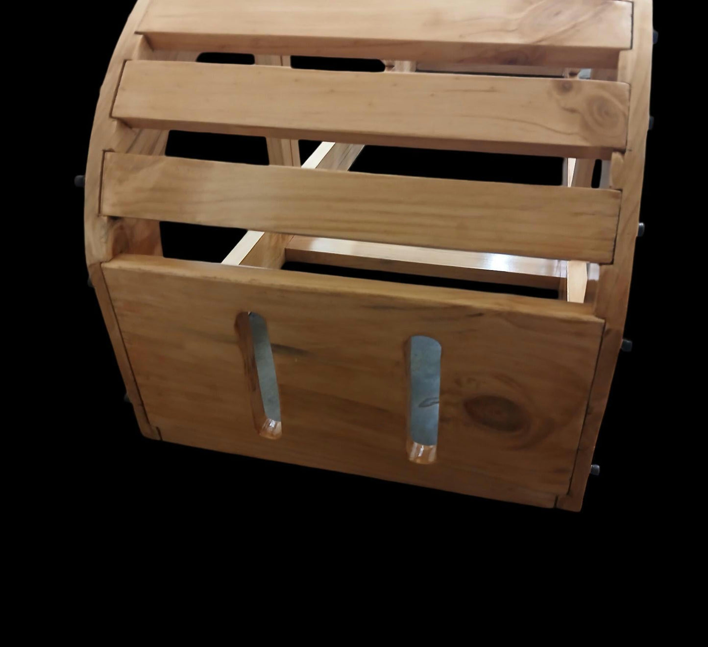 Banco de yoga de madera dura artesanal: Inversor de espalda Viparit Dandasan