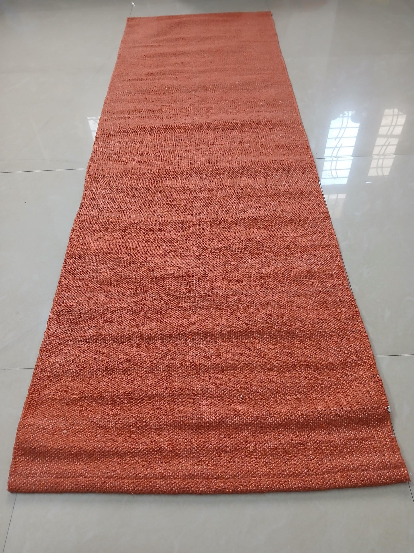 Esterilla de yoga de algodón telar manual: Agarre antideslizante y ecológico