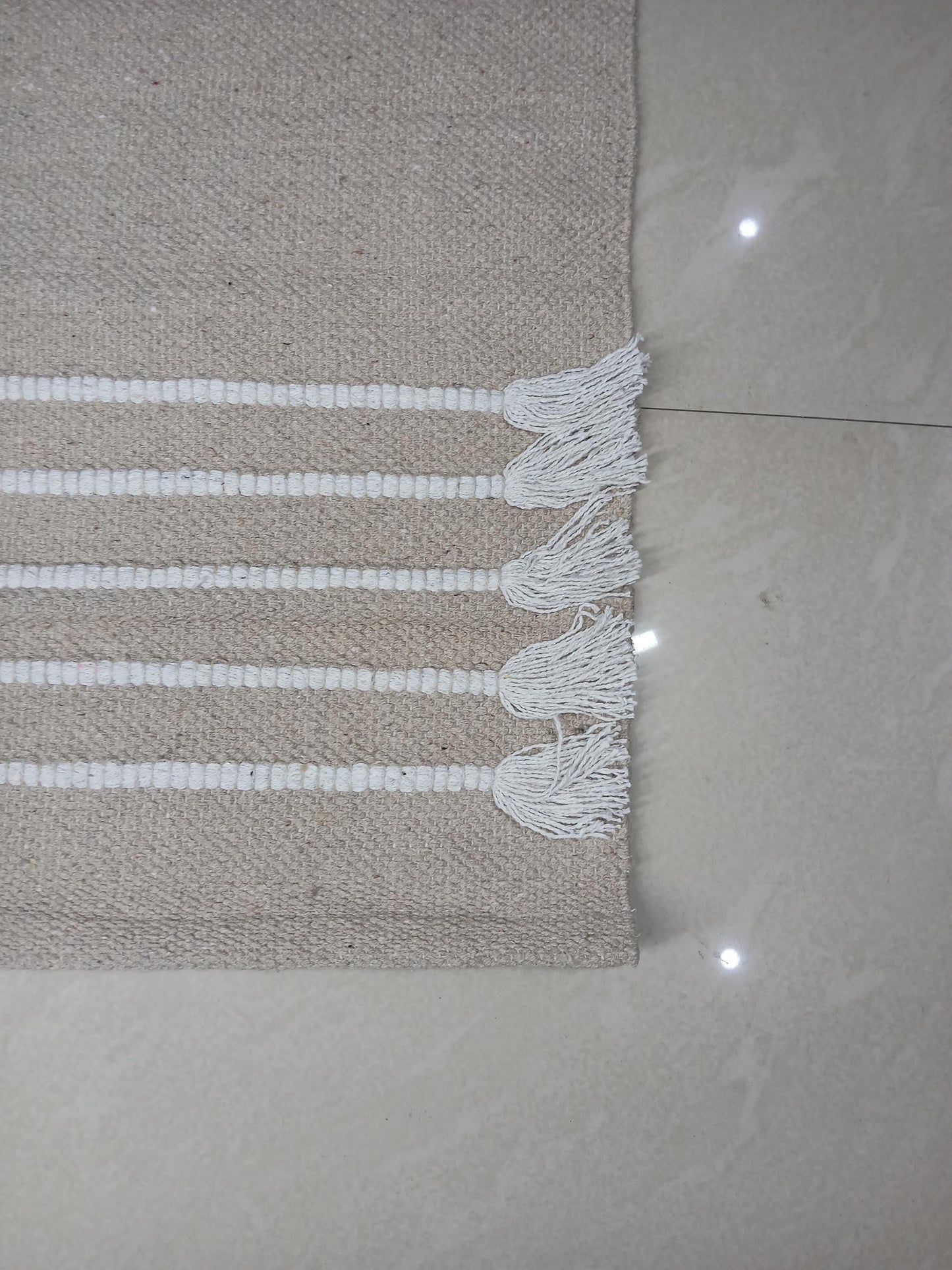 Esterilla de yoga de algodón ecológica, antideslizante, antibacteriana, para ejercicios, regalo de vida consciente