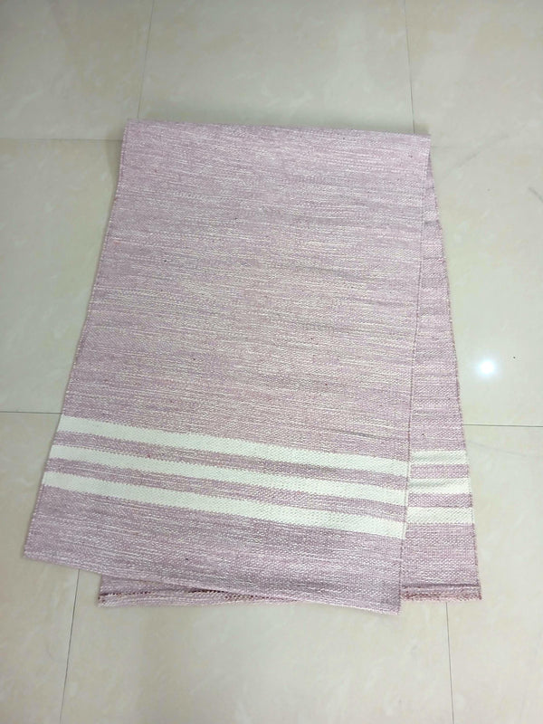 Handmade Organic Cotton Yoga Mat, Lightweight, Non-Slip