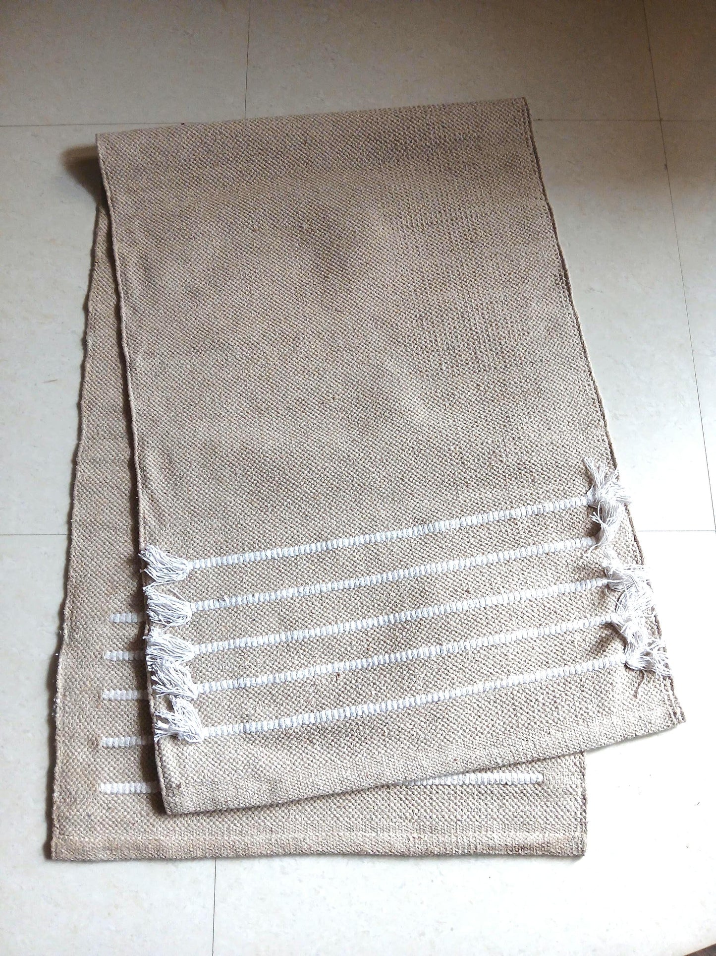 Esterilla de yoga de algodón ecológica, antideslizante, antibacteriana, para ejercicios, regalo de vida consciente
