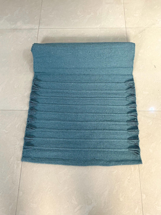 Organic Cotton Yoga Mat – Breathable, Eco-Friendly 72” x 24”