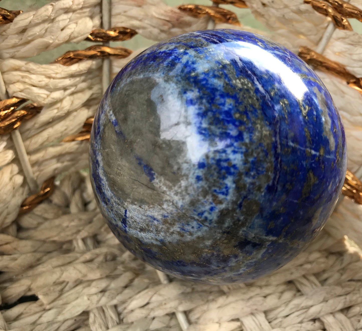 Lapis Lazuli Sphere , Lapis Lazuli Crystal Ball, Healing With Lapis Lazuli,  Lapis Lazuli, Crystal Healing with Lapis Lazuli