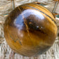 Tigers Eye Sphere, , Tigers Eye Ball,Tiger Eye for Meditation, Tigers Eye Stone